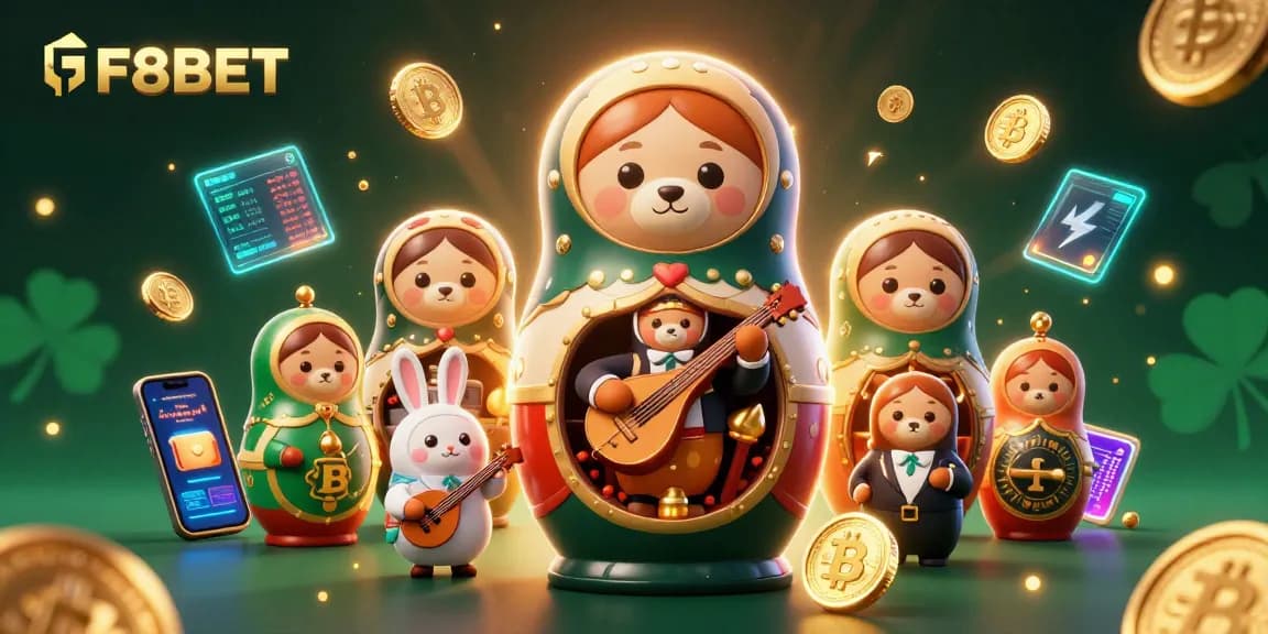 Engage with the thrilling world of F8BET as cartoon bears introduce colorful casino dealer games with crypto elements.