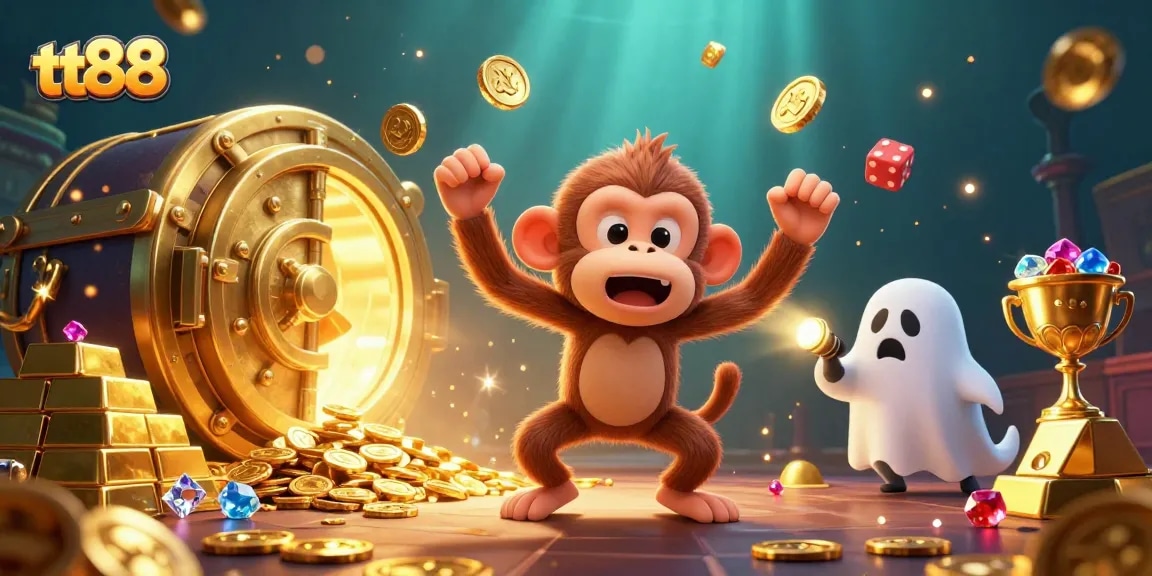 tt88 enhances your gaming experience with thrilling casino fun amidst golden treasures and magical elements.