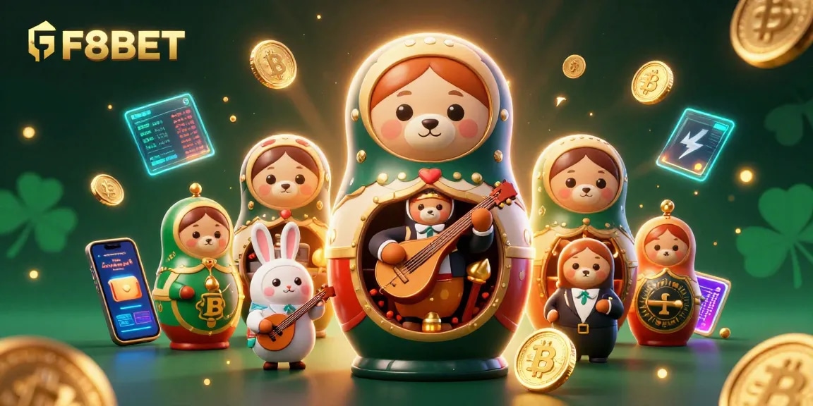 Engage with the thrilling world of F8BET as cartoon bears introduce colorful casino dealer games with crypto elements.