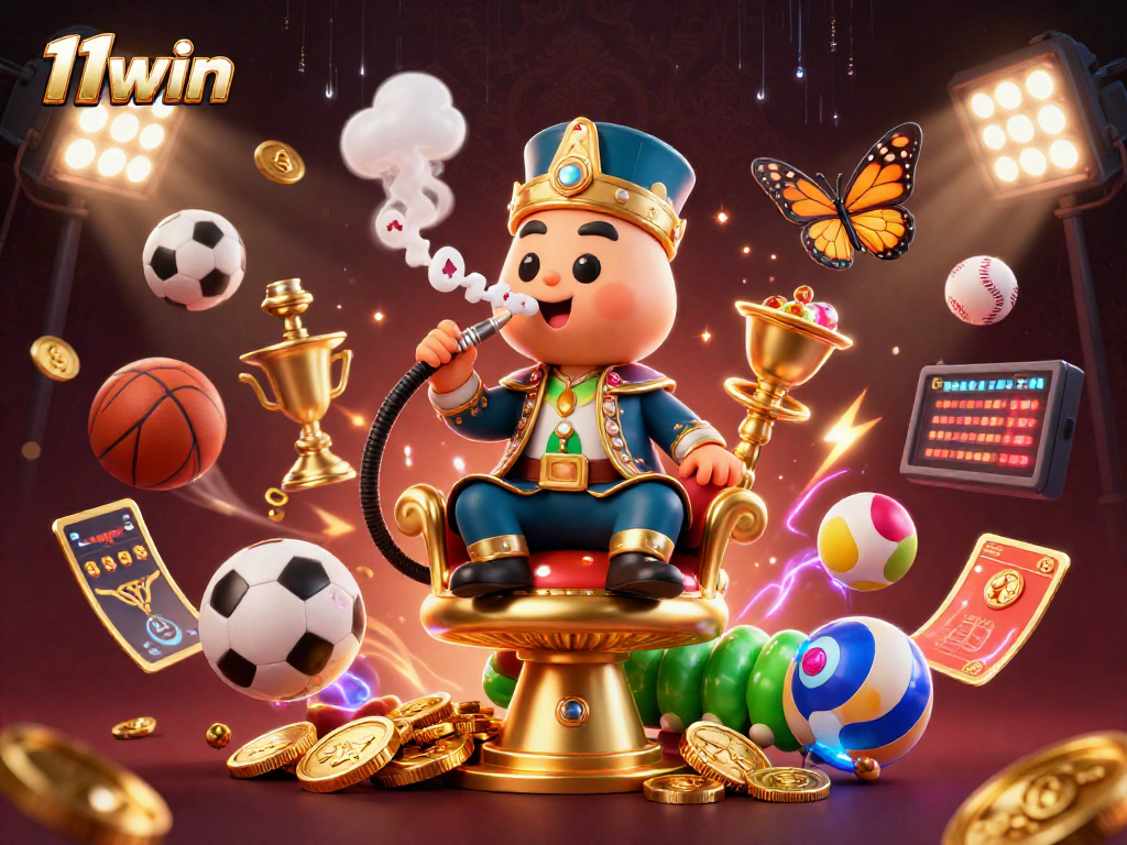 11win offers thrilling sports betting experiences with dynamic 3D illustrations featuring engaging elements.