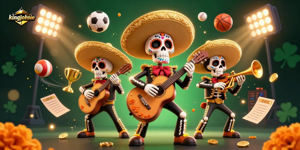 Engage in thrilling sports betting entertainment with kingjohnnie's festive mariachi scene!
