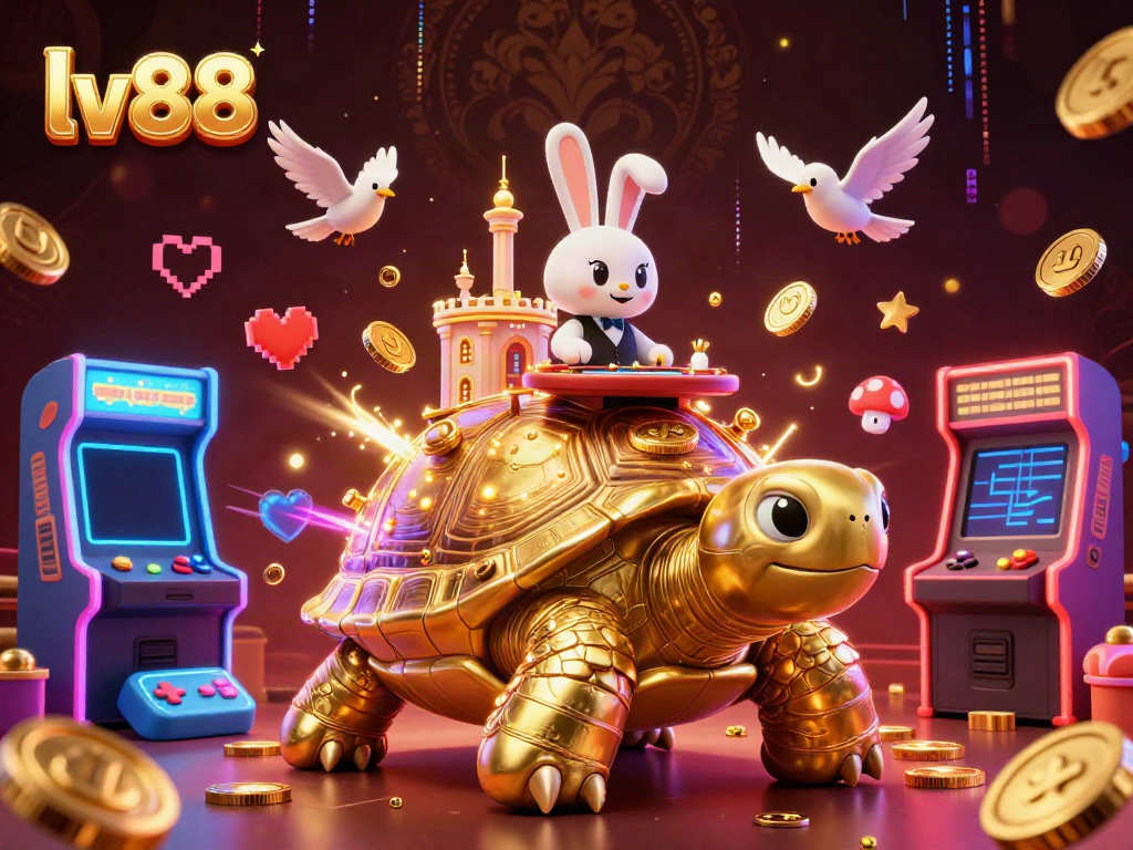 Experience exciting gameplay with lv88 featuring a golden tortoise casino and vibrant game elements.
