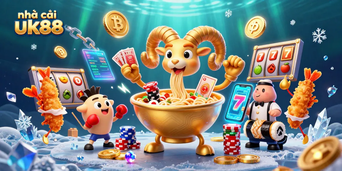 Experience thrilling gameplay at nhà cái uk88 with vibrant 3D characters and crypto elements.