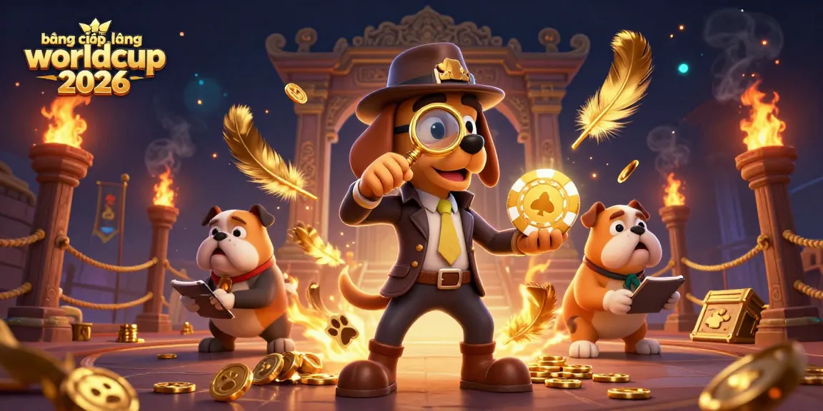 Engage in the excitement of bảng xếp hạng worldcup 2026 with a detective scene showcasing treasures in poker.