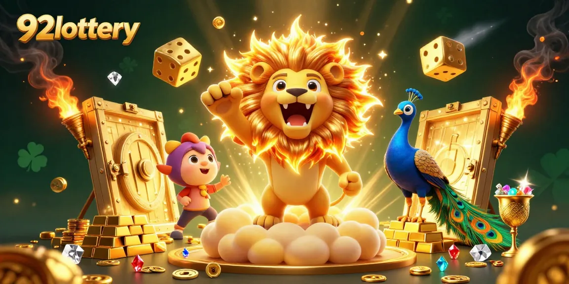 Engage with 92lottery featuring vibrant characters and dynamic lottery elements for an exciting gaming experience