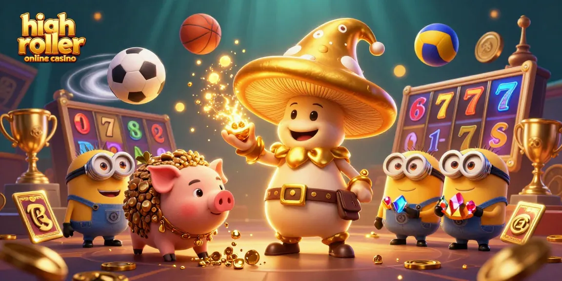 Play exciting games at a high roller online casino with magical characters and slot elements.